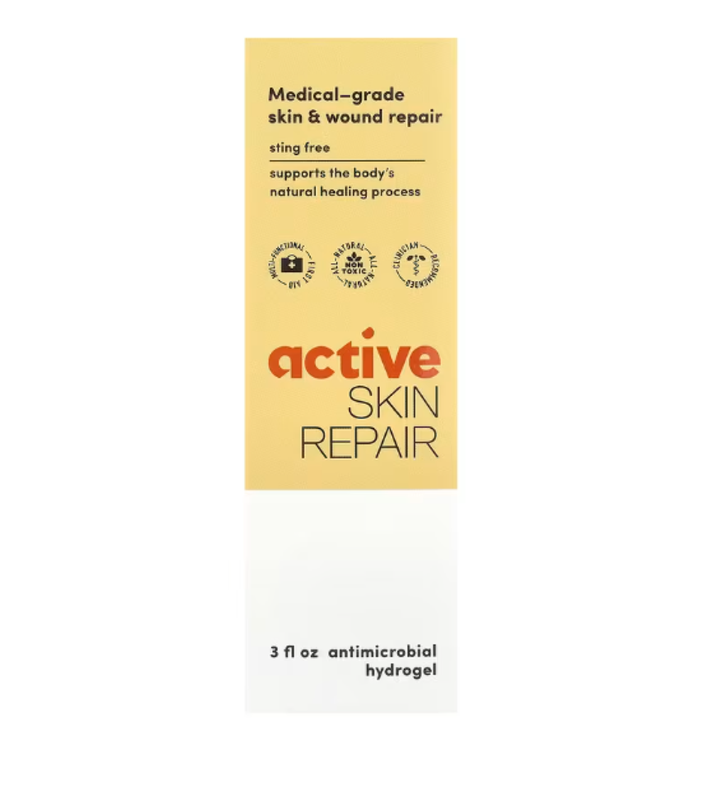 Active Skin Repair Antimicrobial Hydrogel